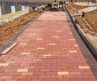 透水磚路面