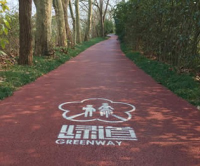 南京青奧公園透水地坪案例